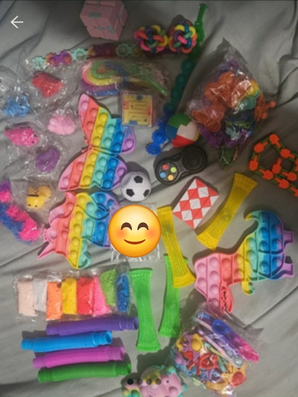 Assorted Kids Fidget Toy Bundle - Rainbow Pop It & Sensory Toys